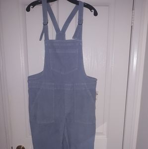 Aerie Courdory Overalls Fray Edge Pockets NWT Size M